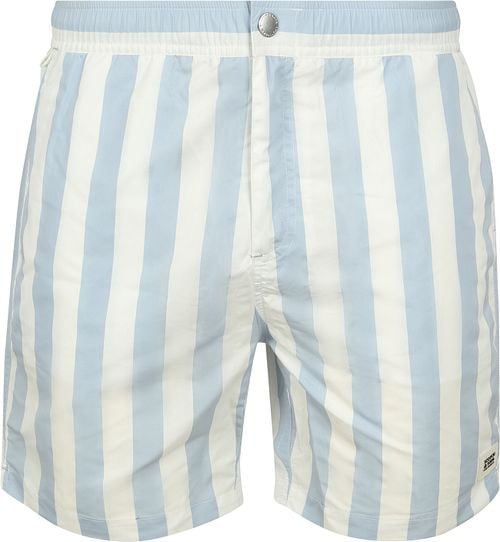 Scotch & Soda Badeshorts Streifen Hellblau Product