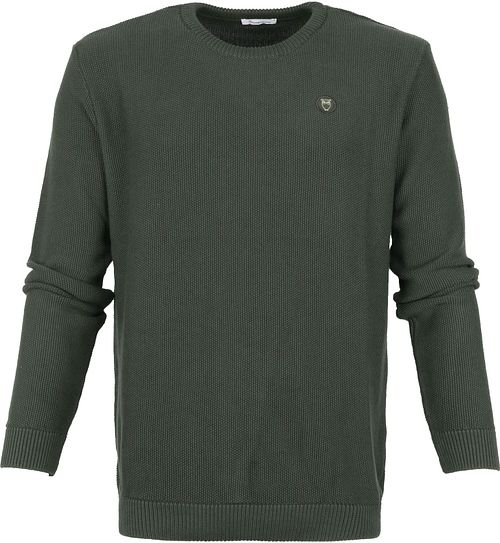 KnowledgeCotton Apparel Field Pullover Dark Green Product