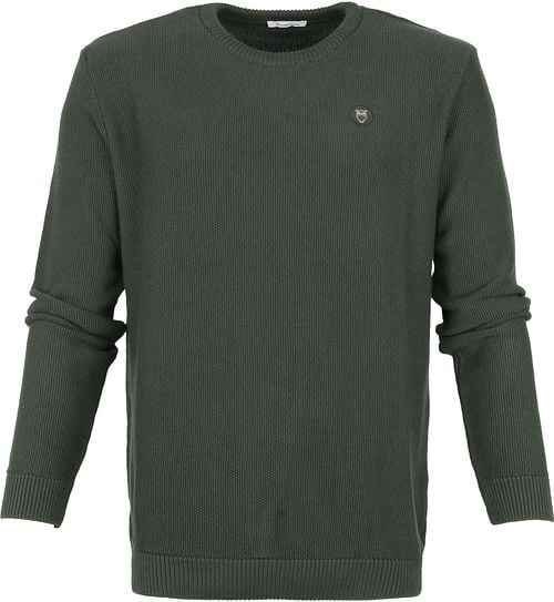 KnowledgeCotton Apparel Field Pullover Dunkelgrun Product