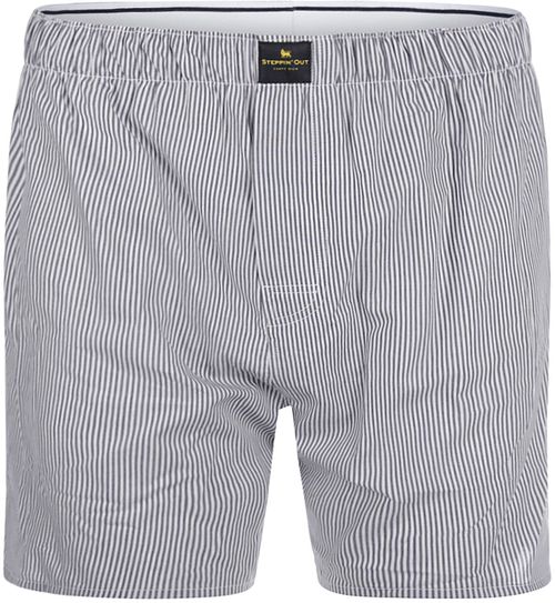 Steppin' Out Boxershort Oxford Streifen Navy Product