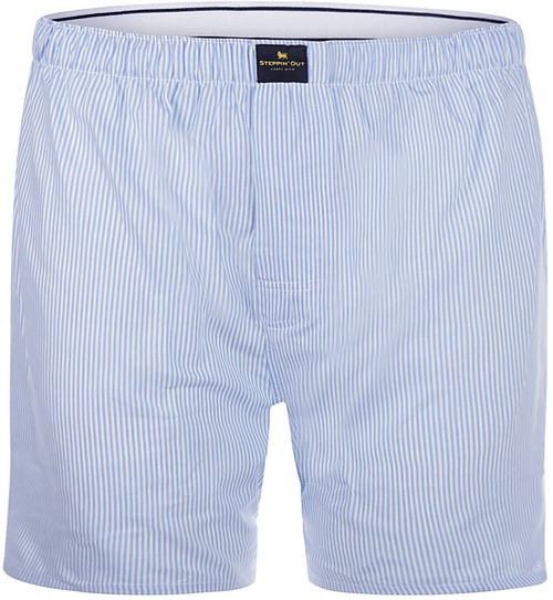 Steppin' Out Boxershort Poplin Stripes Light Blue Product
