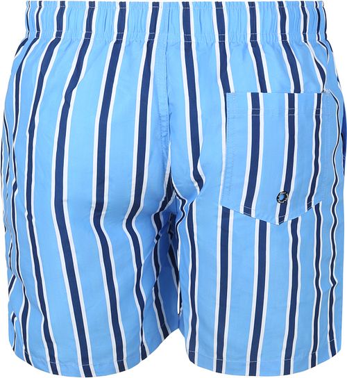 Suitable Swimshort Stripe Blue Product / Achterkant
