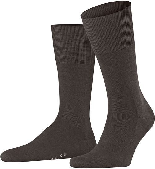 Falke Airport Sock Dark Brown Melange Product / Detail