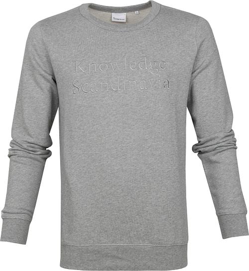 KnowledgeCotton Apparel Trui Elm Grijs Product