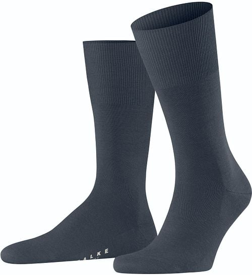 Falke Airport Sok Wol Blend 6688 Donkerblauw Product