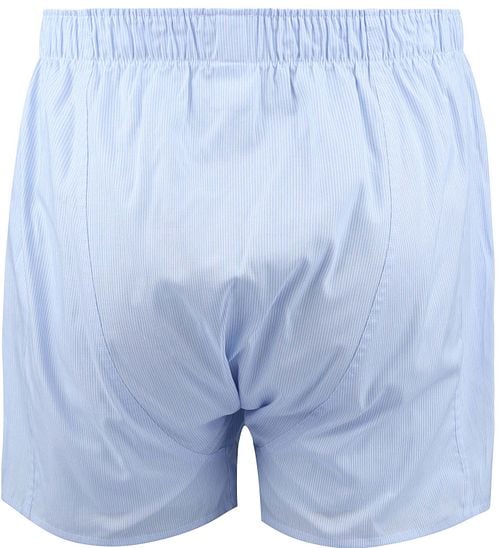 Steppin' Out Boxershort Streep Lichtblauw Product / Achterkant
