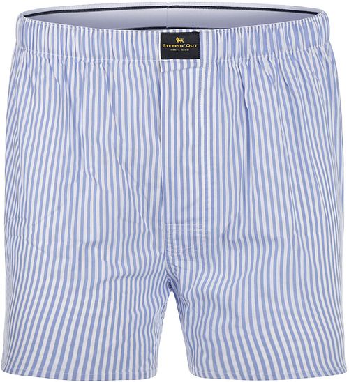 Steppin' Out Boxershort Poplin Stripe Blue Product