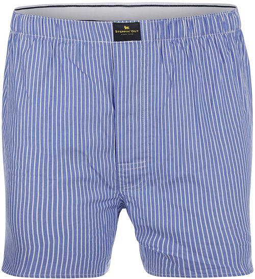 Steppin' Out Boxershort Poplin Stripes Blue Product