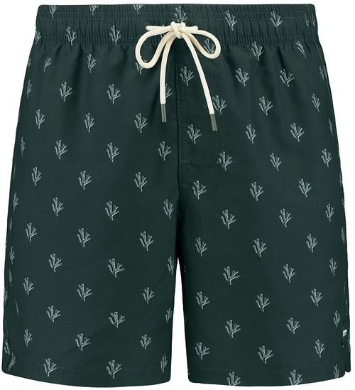 Shiwi Short de Bain Mike Sketched Coral Vert Foncé Product