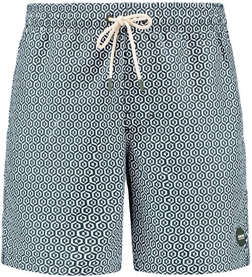 Shiwi Swimshorts Mike Geo Tile Dark Green Product