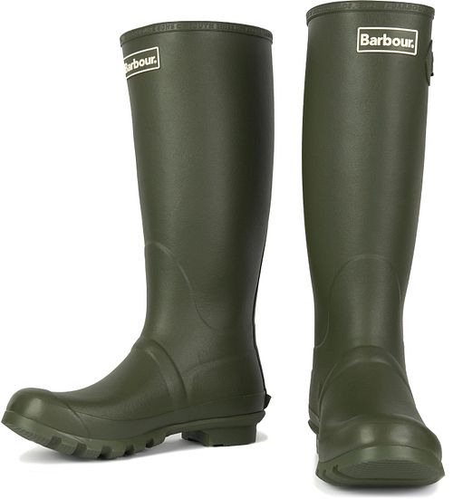 Barbour Bede Wellington Boot Olive Green Product / Detail