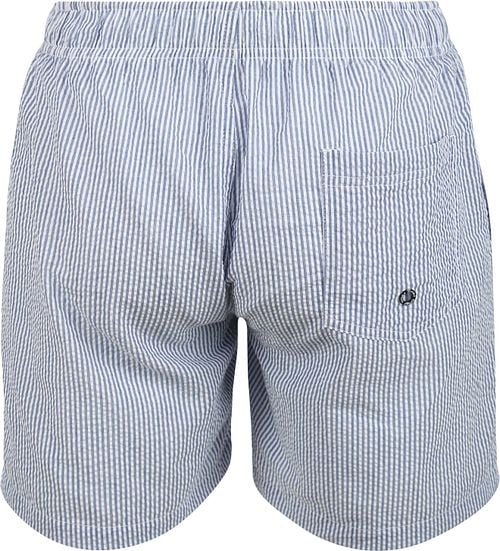Suitable Zwembroek Stripe Seersucker Blauw Product
