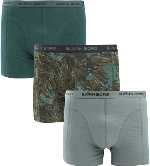 Bjorn Borg Boxers 3Pack Stretch Green Product