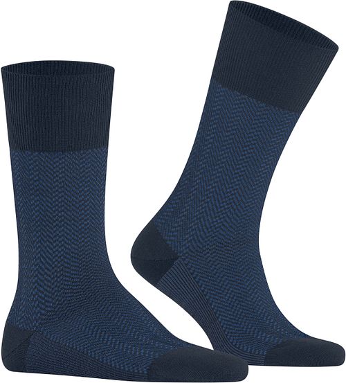 Falke Airport Herringstripe Sock Navy Product