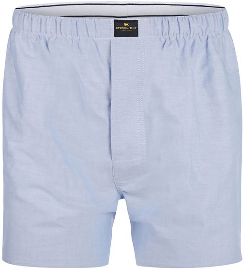 Steppin' Out Boxershort Oxford Light Blue Product