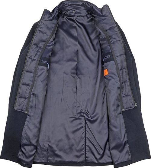 Suitable Coat Wool Twill Navy Product / Detail