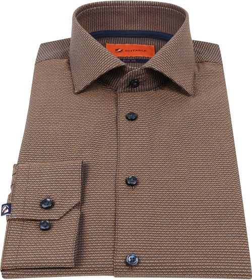 Suitable Shirt Widespread Faux Brown Product / Detail