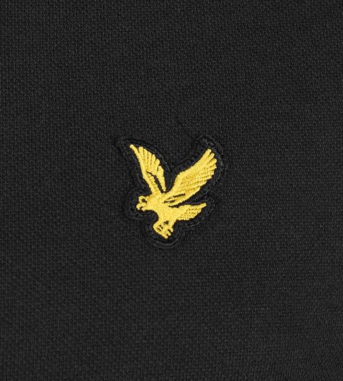 Lyle and Scott Black Longsleeve Polo Grey Product / Detail