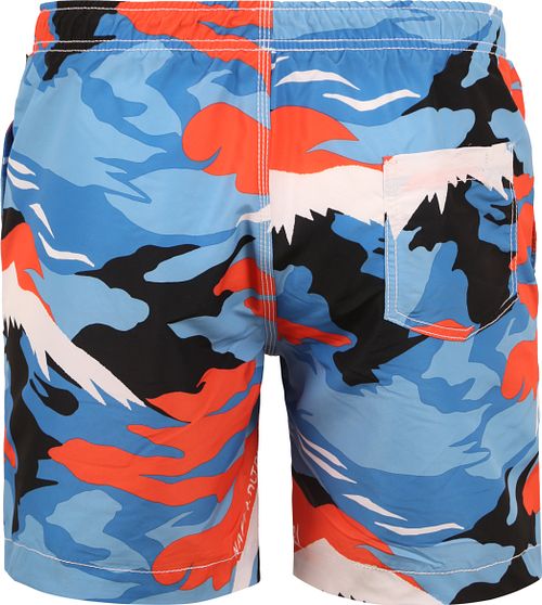 Napapijri Zwembroek Print Blauw Product / Achterkant