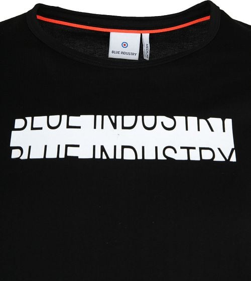 Blue Industry T-Shirt Logo Zwart Product / Detail