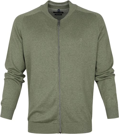 Casa Moda Strickjacke Zip Grün Product