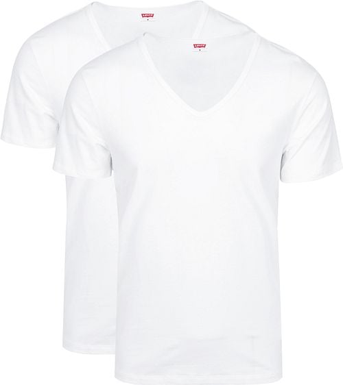 Levi's T-Shirt V-Neck White 2Pack Product