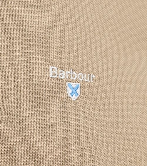 Barbour Tartan Pique Poloshirt Beige Product / Detail