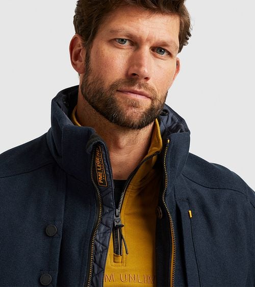 PME Legend Jacke Snowpack Wool 5.0 Navy