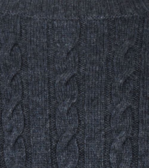 McGregor Cable Pullover Merinowolle Melange Navy Product / Detail