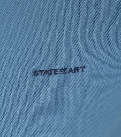 State of Art Poloshirt Pique Blue Product / Detail