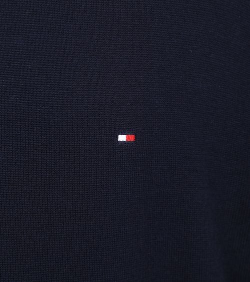 Tommy Hilfiger Big & Tall Half Zip Trui Navy Product / Detail
