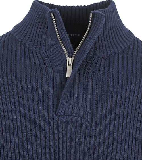 Suitable Mou Half Zip Pullover Navy Product / Detail
