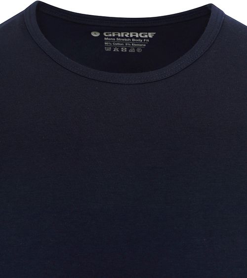 Garage Stretch Basic Navy O-Neck Product / Detail