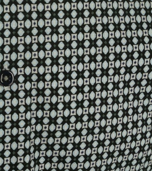 No Excess Short Sleeve Jersey Shirt Print Moss Green Product / Detail
