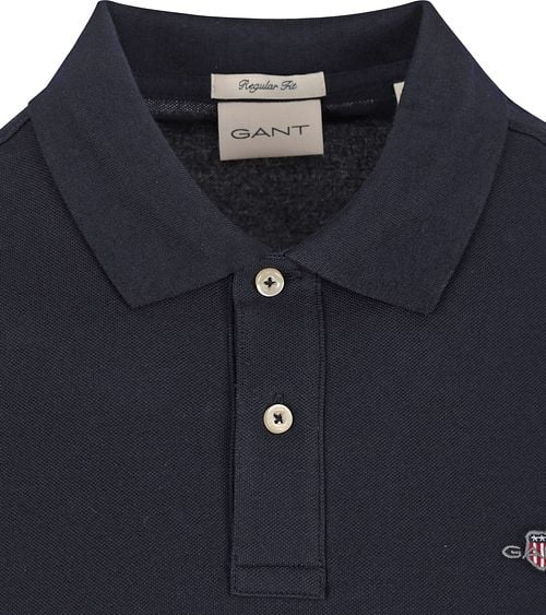 Gant Shield Piqué Polo Shirt Navy Product / Detail