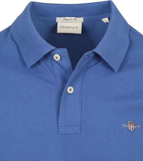 Gant Shield Piqué Polo Shirt Cobalt Blue Product / Detail