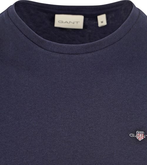 Gant T-shirt Shield Logo Navy Product / Detail