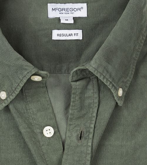 McGregor Hemd Corduroy Sage Grün Product / Detail