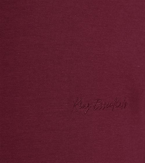 King Essentials The Shawn T-Shirt Burgundy Product / Detail