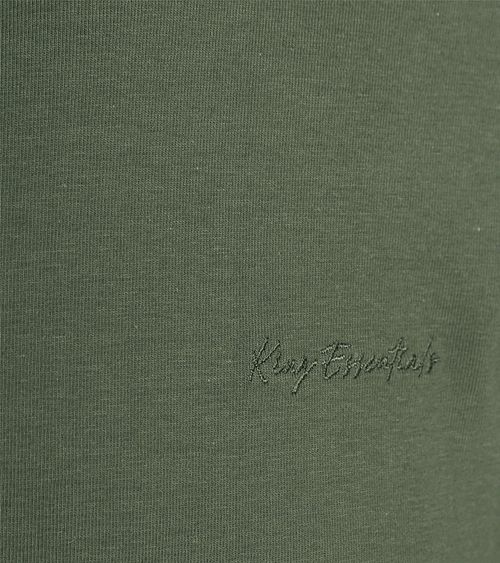 King Essentials The Shawn T-Shirt Vert Olive Product / Detail