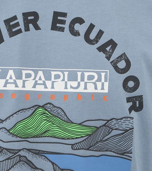 Napapijri Sangay T-shirt Light Blue Product / Detail