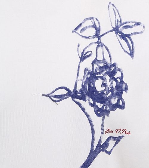 Marc O'Polo T-Shirt Flower White Product / Detail