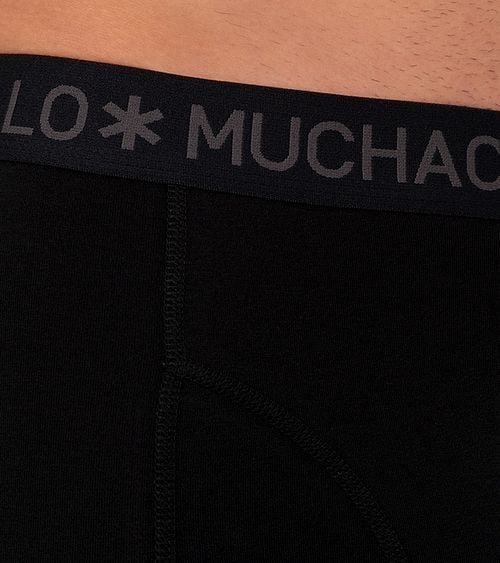 Muchachomalo Boxershorts 3-Pack Solid Groen 582 Model / Detail