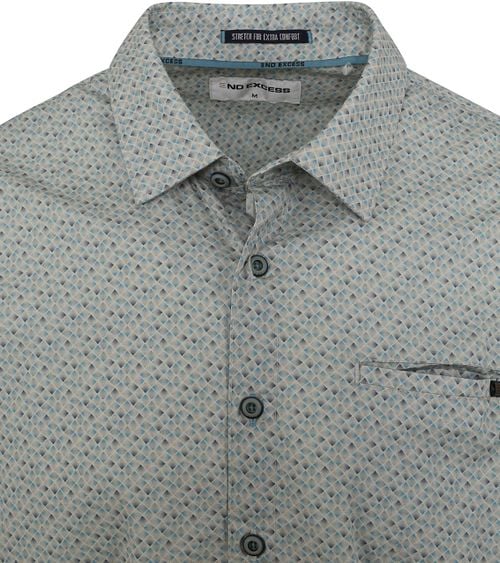 Hemd No-Excess Gemustert Respo Grün Product / Detail