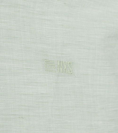 No Excess Overhemd Linnen Groen Melange Product / Detail