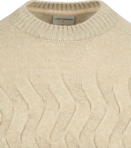 No Excess Sweater Jacquard Ecru Product / Detail