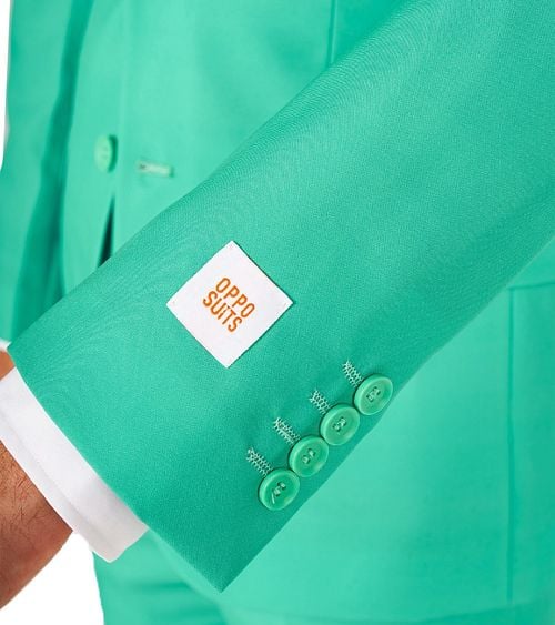 OppoSuits Costume Trendy Turquoise Model / Detail
