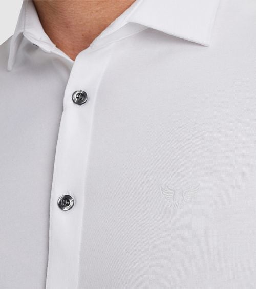 PME Legend Jersey Hemd Weiß Model / Detail
