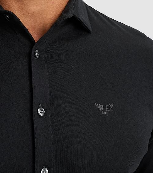PME Legend Jersey Hemd Schwarz Model / Detail