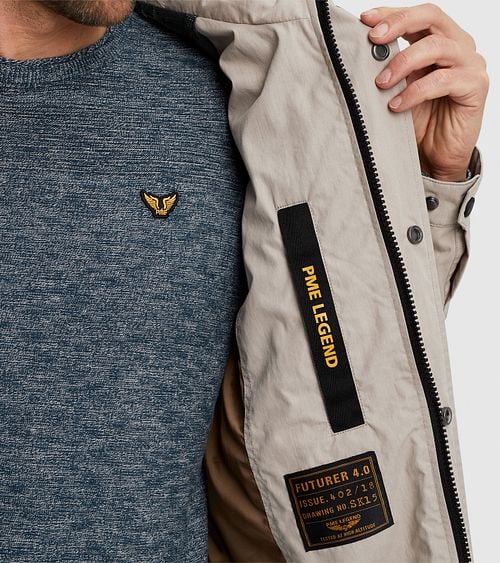 PME Legend Jacke Futurer Beige Model / Detail